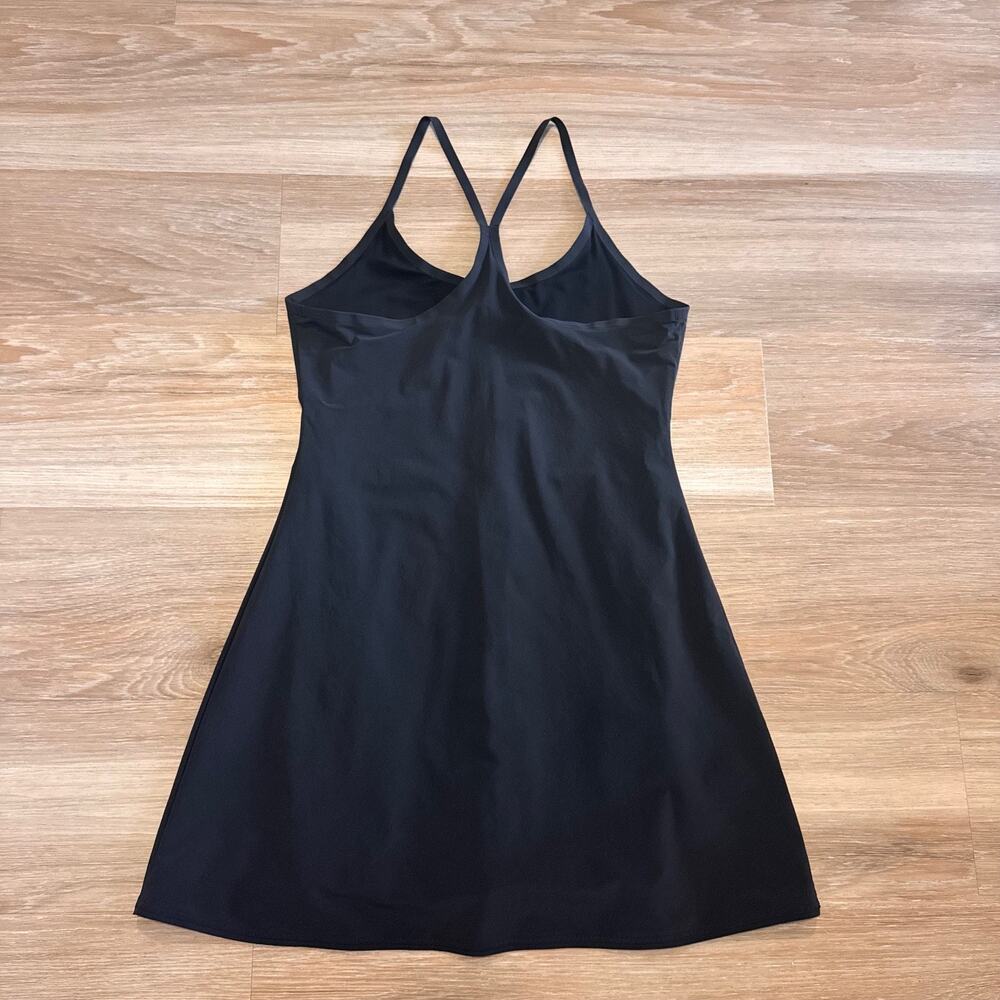 Outdoor Voices Exercise Dress Black Racerback Built-In Shorts Size M - Picture 7 of 11